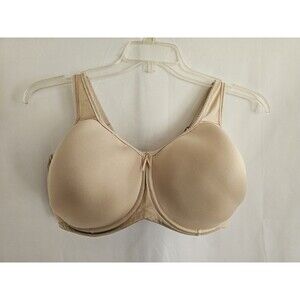 Wacoal Beige Full Coverage Underwire Bra Plus Size 44E Nude Support Comfort